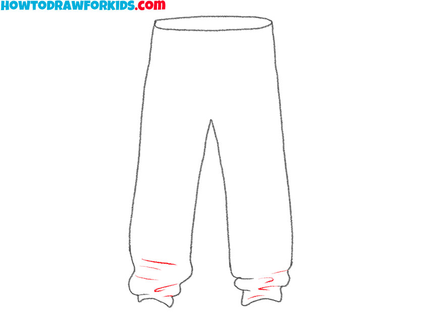 baggy pants drawing lesson