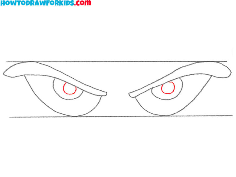 How to Draw Evil Eyes Easy Drawing Tutorial For Kids