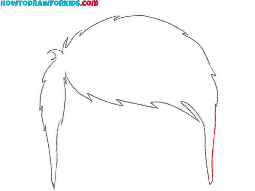 hair drawing lesson
