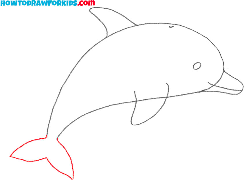 How to Draw a Cute Dolphin Step by Step Easy Drawing Tutorial