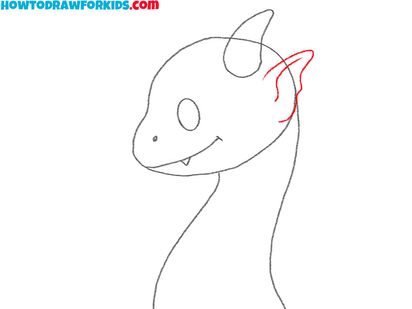 how to draw a dragon head easy and cute