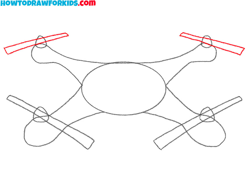 how to draw a drone for kindergarten
