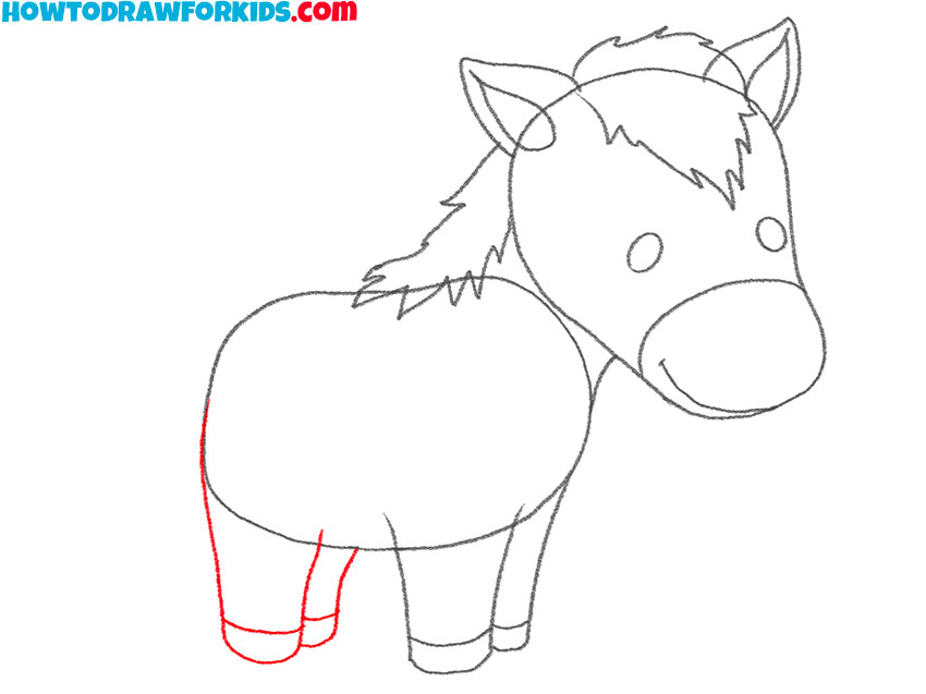 how to draw a funny cartoon horse