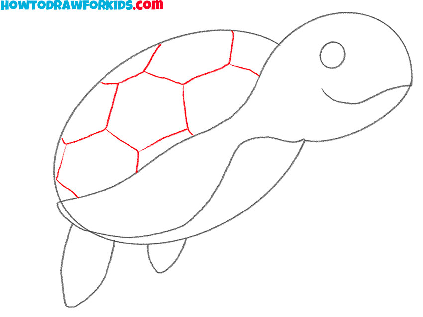 How to Draw an Easy Sea Turtle Easy Drawing Tutorial For Kids