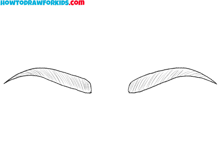 how to draw anime eyebrows for beginners