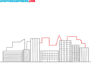 How to Draw a Cityscape - Easy Drawing Tutorial For Kids