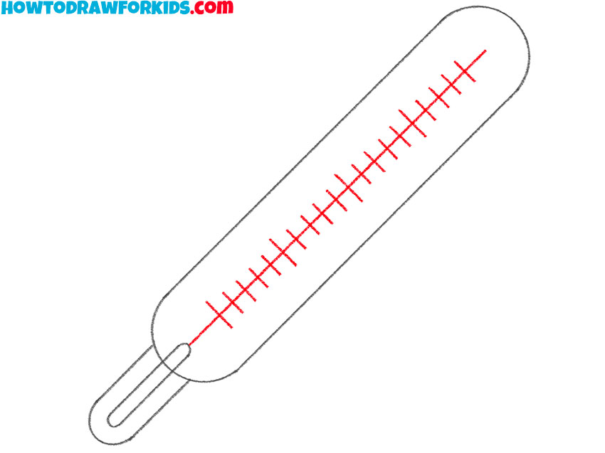 thermometer drawing tutorial
