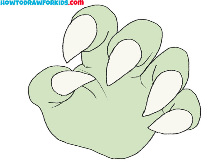 How to Draw Claws - Easy Drawing Tutorial For Kids