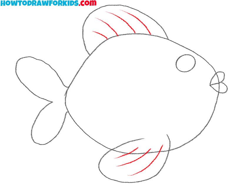 fish with scales drawing tutorial