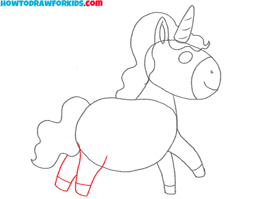 how to draw a cute baby unicorn