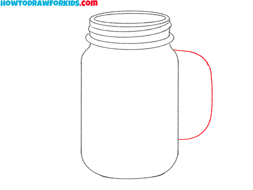 mason jar drawing tutorial