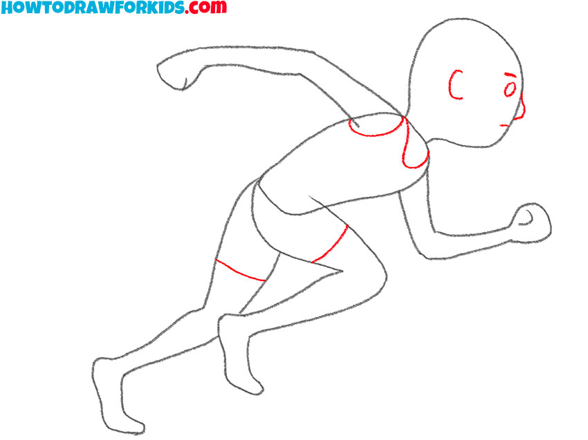 runner drawing lesson