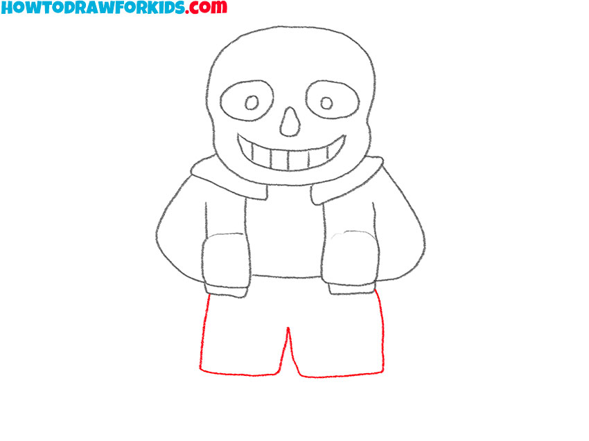 sans from undertale drawing tutorial