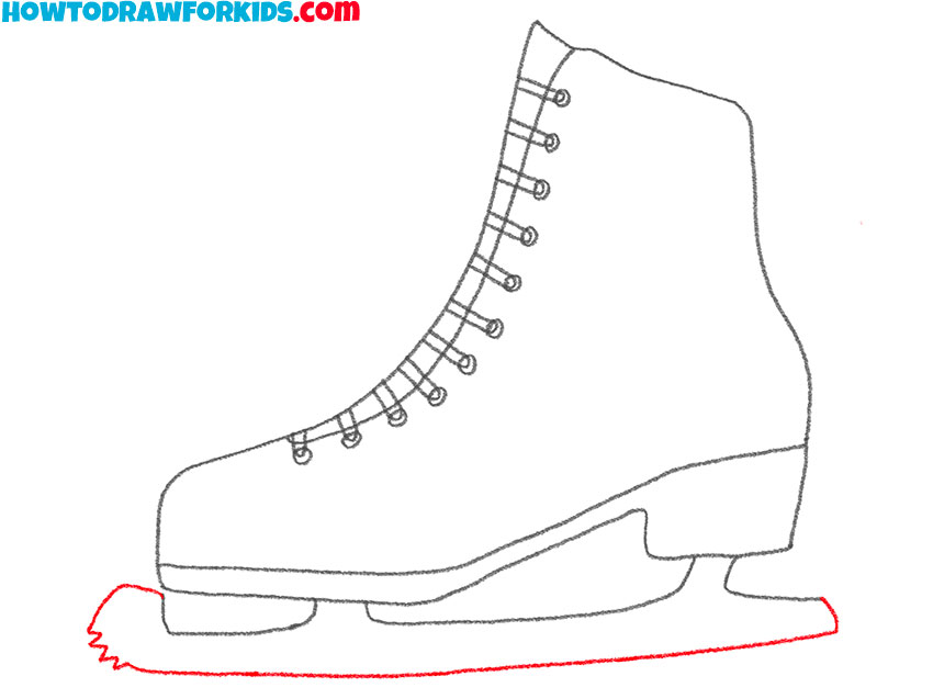 simple skates drawing