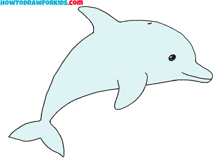 Cute Baby Dolphin Drawing Cute Baby Dolphin Drawing