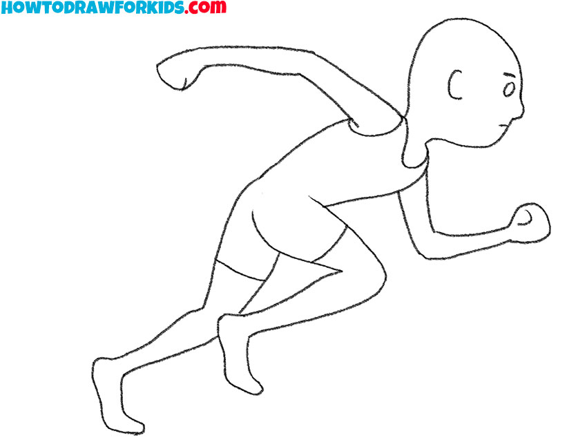 runner drawing tutorial
