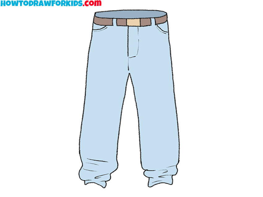 Drawing baggy pants 2