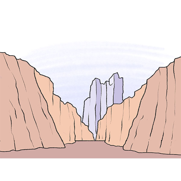 How to Draw a Canyon