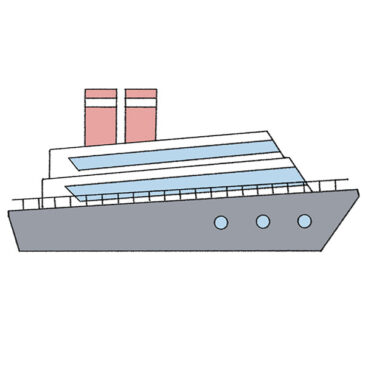 How to Draw a Cruise Ship