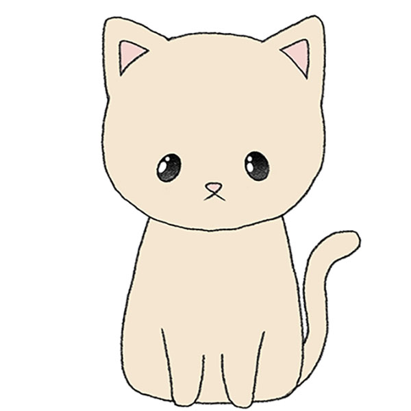 How to Draw Cute and Cute Kawaii KITTEN / Cute Drawings - Drawing to Draw 