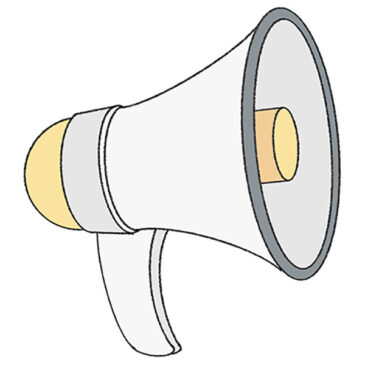 How to Draw a Megaphone Step by Step