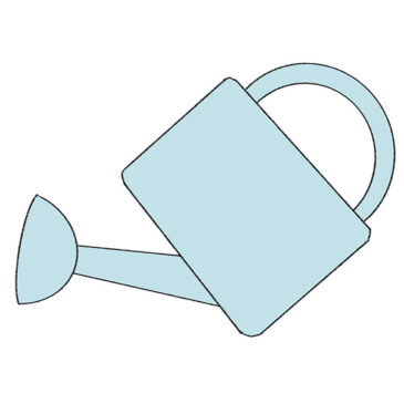 How to Draw a Watering Can Step by Step