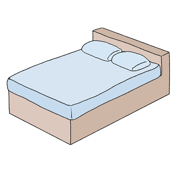 How to Draw an Easy Bed Easy Drawing Tutorial For Kids
