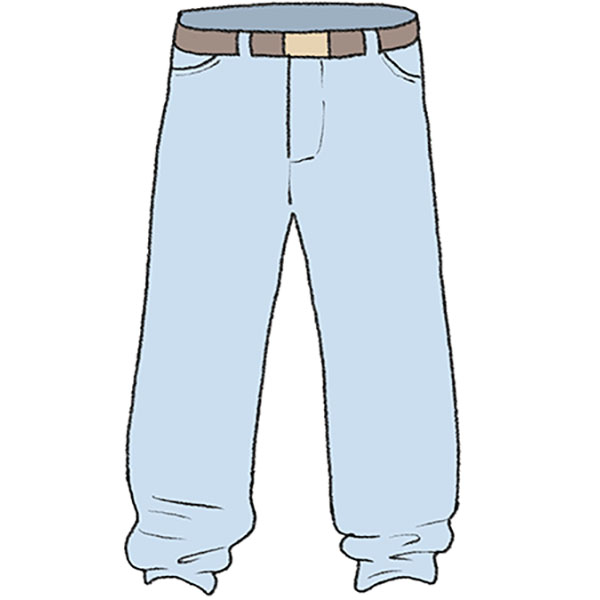How to Draw Baggy Pants