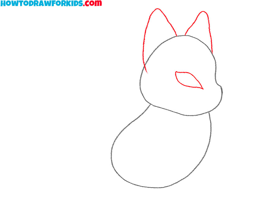 how to draw a kitsune realistic