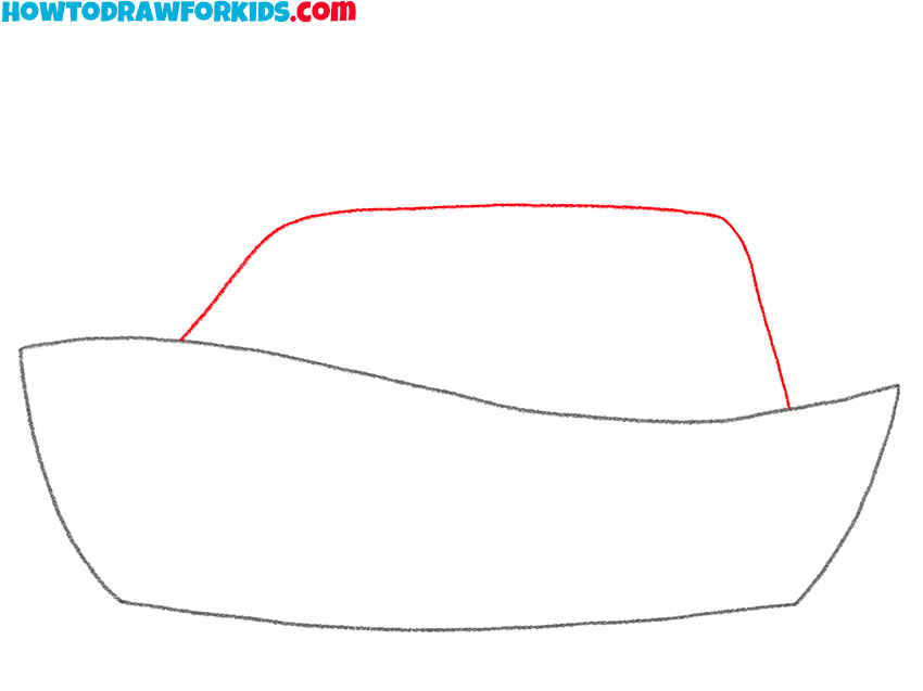 how to draw a boat realistic