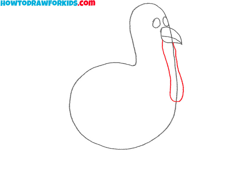 how to draw a turkey easy and cute