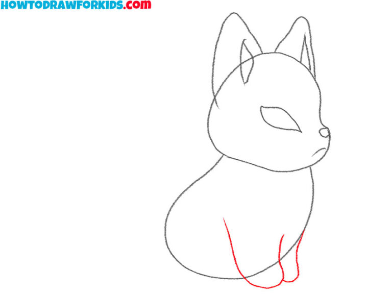 How to Draw a Kitsune - Easy Drawing Tutorial For Kids