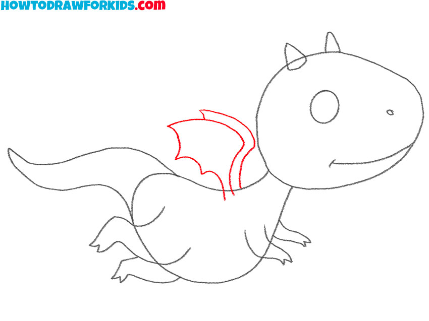how to draw a realistic dragon flying