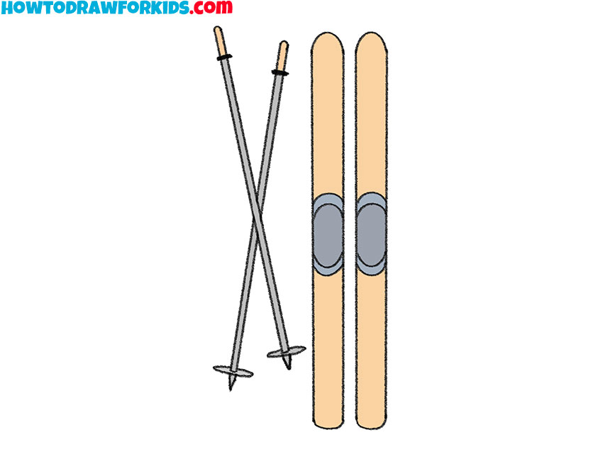 How to draw skis featured image