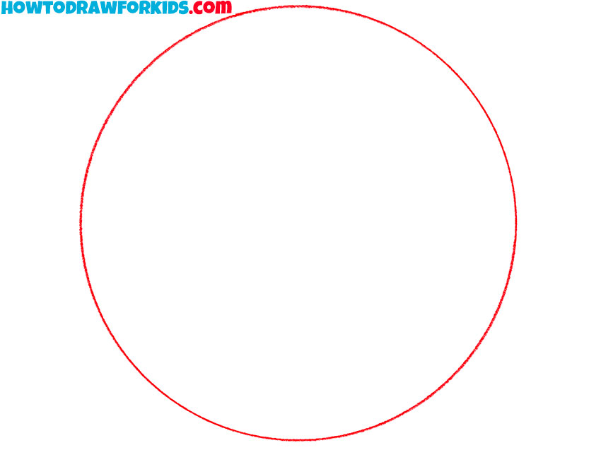Draw the basic circle of Mars