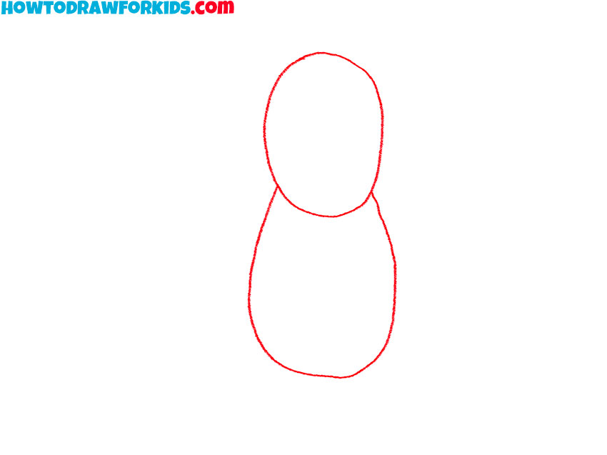 Draw the basic shape of the Viking