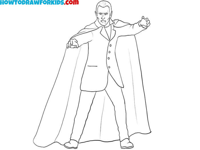 Count Dracula Coloring Page