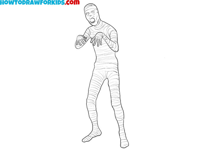 Walking mymmy coloring page