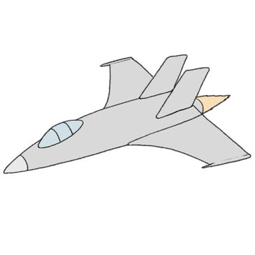 How to Draw a Fighter Jet