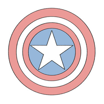 How to Draw Captain America’s Shield