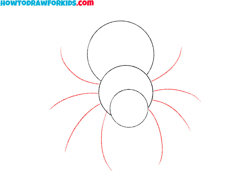 how to draw a tarantula easy step by step