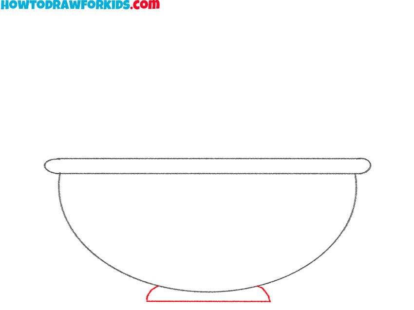 how to draw a simple bowl of fruit