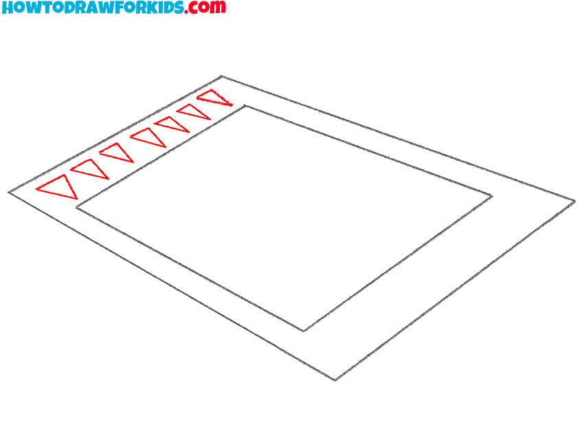 how to draw a carpet for kids