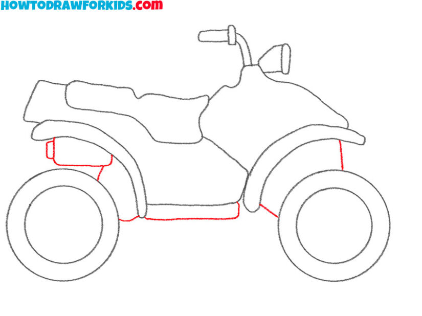 How to Draw a FourWheeler Easy Drawing Tutorial For Kids