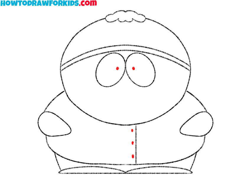 easy eric cartman drawing