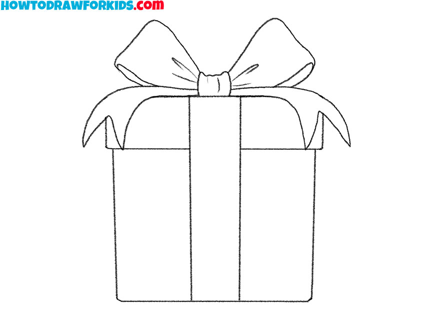 present box drawing for kids