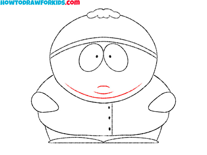 simple eric cartman drawing