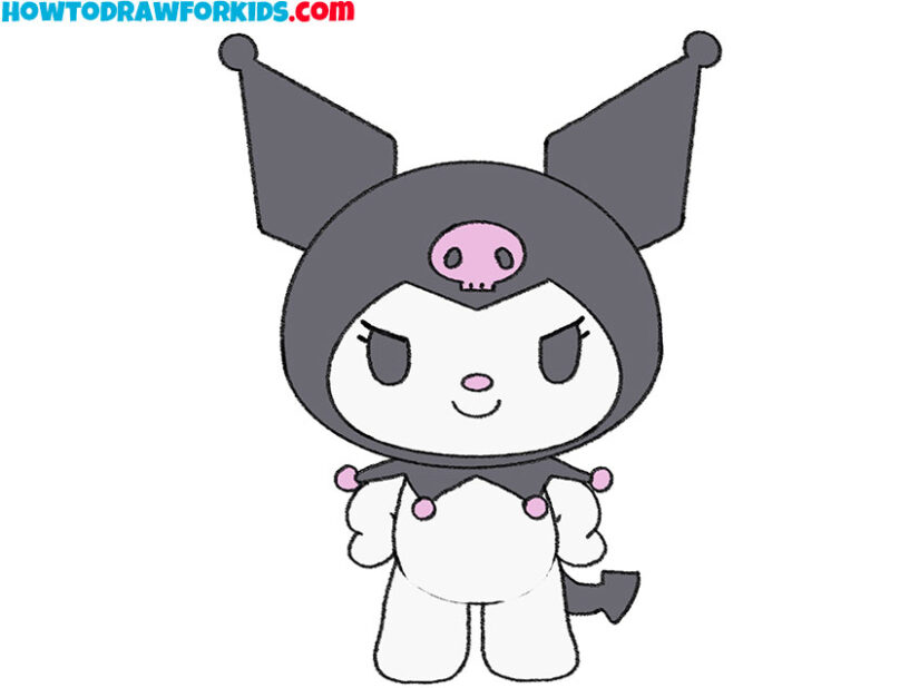 How to Draw Kuromi Easy Drawing Tutorial For Kids