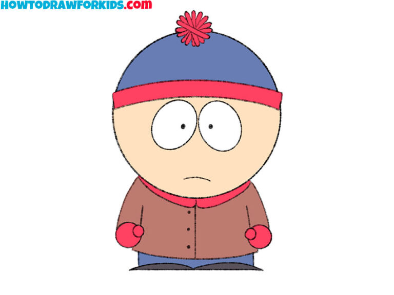 How to Draw Stan Marsh - Easy Drawing Tutorial For Kids