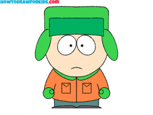 How to Draw Kyle Broflovski - Easy Drawing Tutorial For Kids